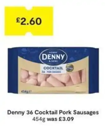 Denny 36 cocktail pork sausages