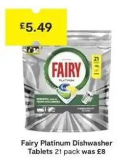 SuperValu Fairy platinum dishwasher tablets offer