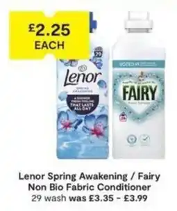 SuperValu Lenor spring awakening / fairy non bio fabric conditioner offer