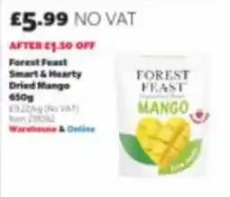 Costco Forest Feast Smart & Hearty Dried Mango offer