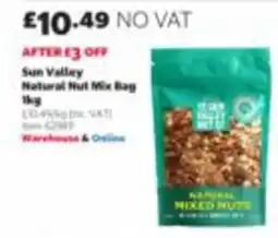Costco Sun Valley natural nut mix bag offer