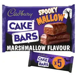 Iceland Cadbury Spooky Mallow Marshmallow Flavour Chocolate Cake Bars 5 Pack offer