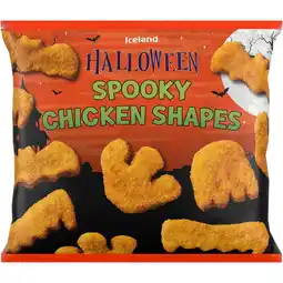 Iceland Iceland Halloween Spooky Chicken Shapes 300g offer