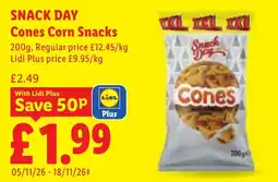 Lidl Cones Corn Snacks offer