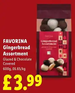 Lidl Favorina gingerbread assortment offer