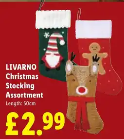 Lidl Livarno Christmas Stocking Assortment offer