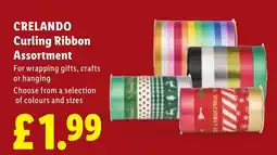 Lidl Crelando curling ribbon assortment offer