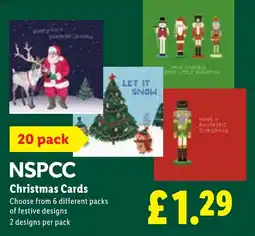 Lidl Nspcc Christmas Cards offer