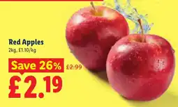 Lidl Red Apples offer