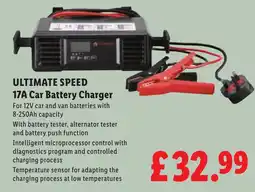 Lidl Ultimate Speed 17A Car Battery Charger offer