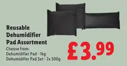 Lidl Reusable Dehumidifier Pad Assortment offer