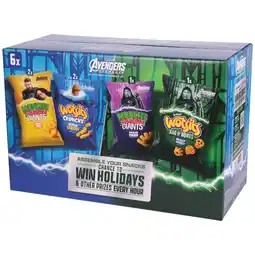 Iceland Walkers Variety Snacks Sharing Crisps Box 6 Pack 655g offer