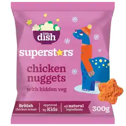 Iceland Little Dish Superstars Chicken Nuggets with Hidden Veg 300g offer