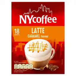 Iceland NYCoffee Latte Caramel Flavour 18 x 14g (252g) offer