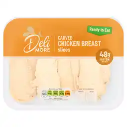 Iceland Delimore Carved Chicken Breast Slices 180g offer