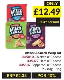 Musgrave MarketPlace Attack A Snack Wrap Kit offer