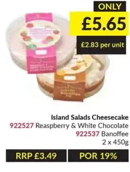 Musgrave MarketPlace Island Salads Cheesecake offer