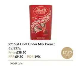 Musgrave MarketPlace Lindt Lindor Milk Cornet offer