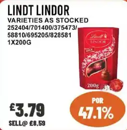 Bestway Lindt lindor offer