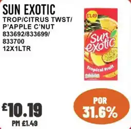 Bestway Sun exotic tropical fruit offer