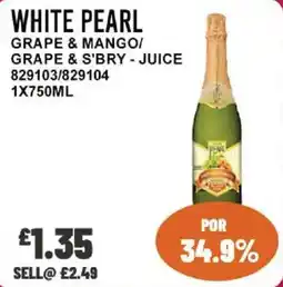 Bestway White pearl grape & mango/ grape & s'bry - juice offer