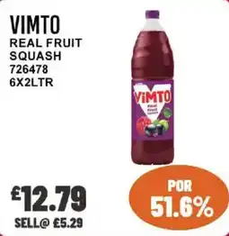 Bestway Vimto real fruit squash offer