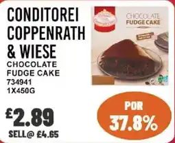 Bestway Conditorei Coppenrath & Wiese chocolate fudge cake offer