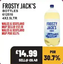 Bestway Frosty Jack's cider offer