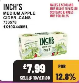 Bestway Inch's medium apple cider offer