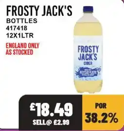 Bestway Frosty Jack's cider offer