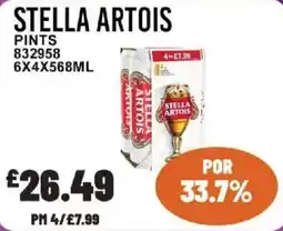 Bestway Stella artois pints offer