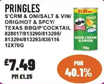 Pringles sour cream & onion