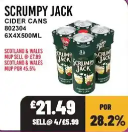 Bestway Scrumpy Jack cider cans offer