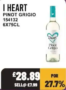 Bestway I Heart Pinot Grigio offer