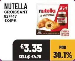 Bestway Nutella croissant offer