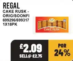 Bestway Regal cake rusk offer