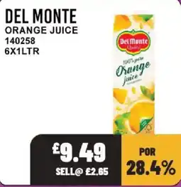 Bestway Del Monte orange juice offer