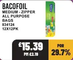 Bestway Bacofoil medium zipper all purpose bags offer