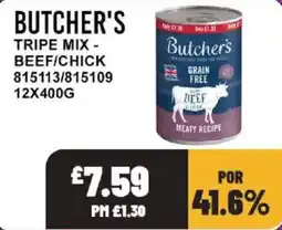 Bestway Butcher's tripe mix - beef/chick offer