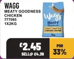 Bestway Wagg meaty goodness chicken offer