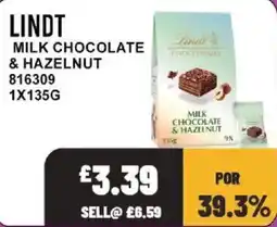 Bestway Lindt milk chocolate & hazelnut offer