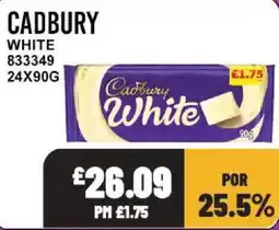 Bestway Cadbury white offer