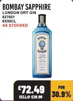 Bestway Bombay sapphire london dry gin offer