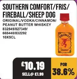 Bestway Southern Comfort/Fris/Fireball/Sheep Dog offer