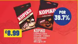 Bestway Kopiko cappuccino coffee candy offer