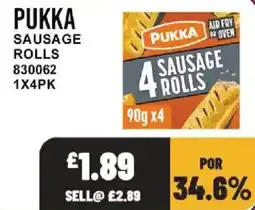 Bestway Pukka sausage rolls offer