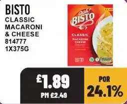 Bestway Bisto classic macaroni & cheese offer