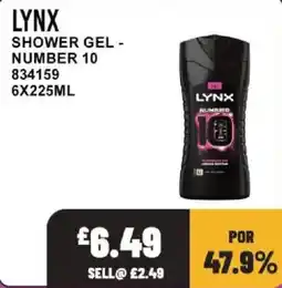 Bestway Lynx shower gel - number 10 offer