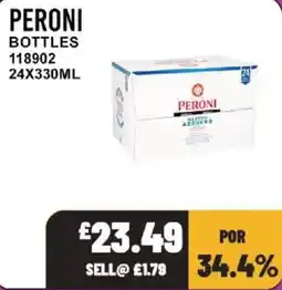 Bestway Peroni bottles offer