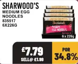 Bestway Sharwood's medium egg noodles offer